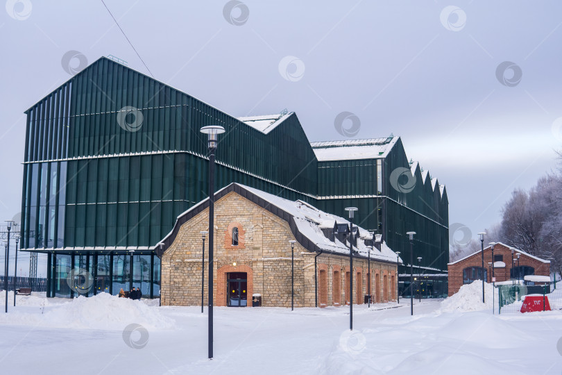 Скачать внешний вид нового здания Пермской государственной художественной галереи. фотосток Ozero