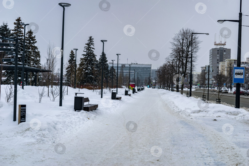 Скачать Зимний город. фотосток Ozero