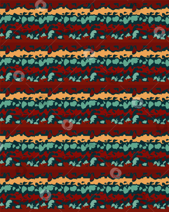 Скачать Бесшовный яркий узор из рядов цветных, хаотично расположенных элементов. фотосток Ozero