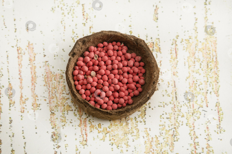 Скачать Насыпьте горсть семян моркови в торфяную миску. Выложите ровным слоем фотосток Ozero