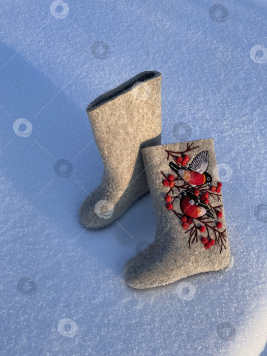 Скачать Пара валенок фотосток Ozero