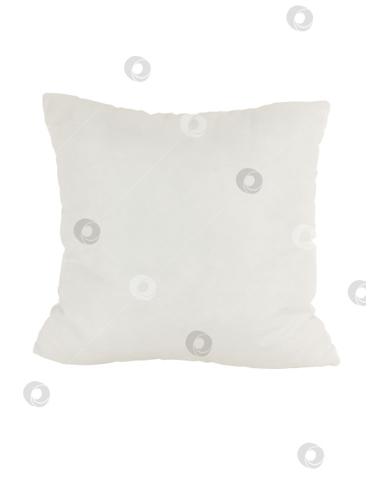 Скачать Пустая подушка, выделенная на белом фоне. Пустая подушка для вашего дизайна. фотосток Ozero