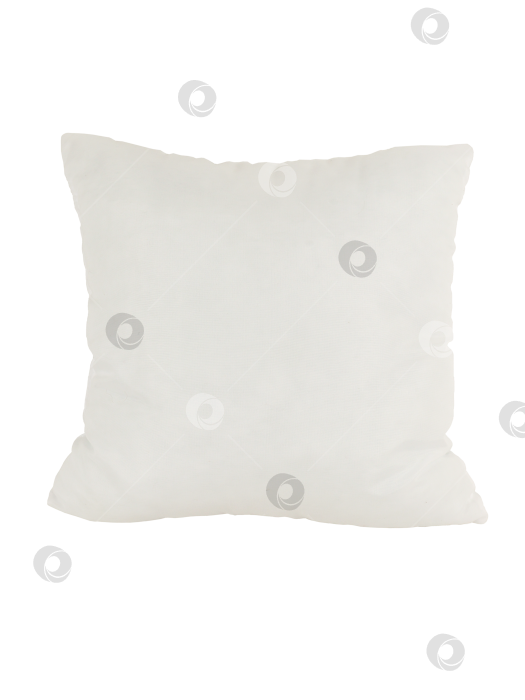 Скачать Пустая подушка, выделенная на белом фоне. Пустая подушка для вашего дизайна. фотосток Ozero