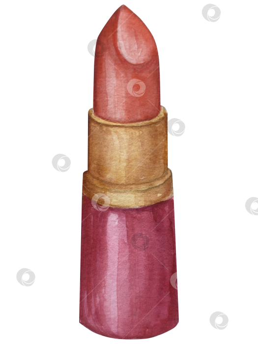 Скачать Набор женских аксессуаров, выполненных акварелью. Косметика, обувь, духи, платье, сумка, солнцезащитные очки, польский клипарт. Для наклеек для ежедневника, текстильных принтов, поделок. фотосток Ozero