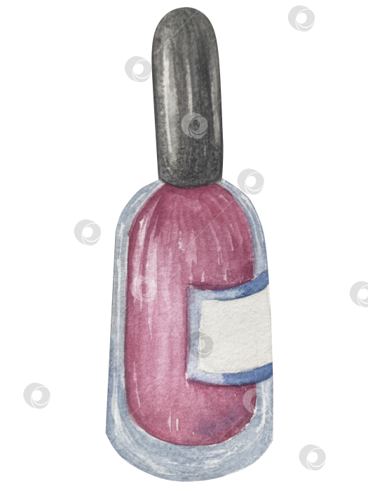 Скачать Набор женских аксессуаров, выполненных акварелью. Косметика, обувь, духи, платье, сумка, солнцезащитные очки, польский клипарт. Для наклеек для ежедневника, текстильных принтов, поделок. фотосток Ozero