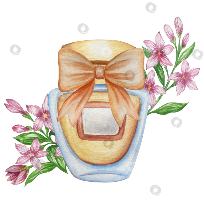 Скачать Набор женских аксессуаров, выполненных акварелью. Косметика, обувь, духи, платье, сумка, солнцезащитные очки, польский клипарт. Для наклеек для ежедневника, текстильных принтов, поделок. фотосток Ozero