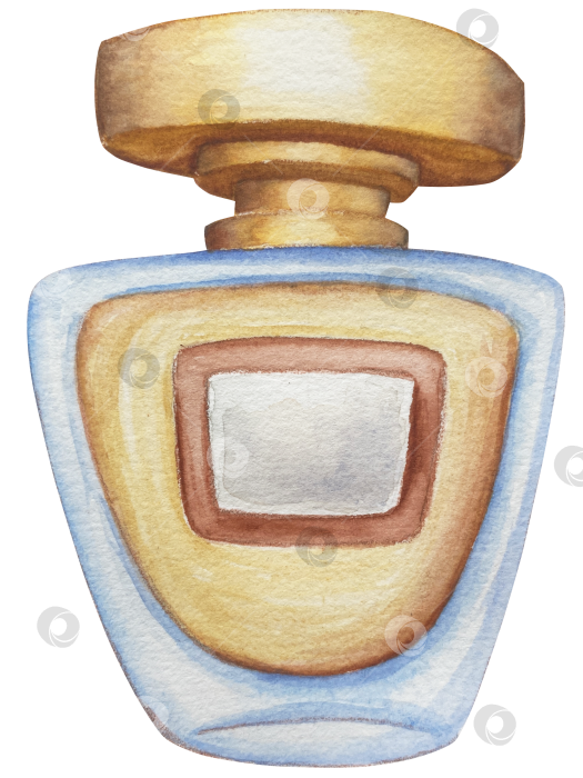 Скачать Набор женских аксессуаров, выполненных акварелью. Косметика, обувь, духи, платье, сумка, солнцезащитные очки, польский клипарт. Для наклеек для ежедневника, текстильных принтов, поделок. фотосток Ozero