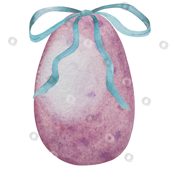 Скачать Традиционный набор праздничных элементов декора "Пасхальный цветок". Акварельная иллюстрация. Разноцветные яйца, узелки, весенние садовые цветы и корзина. Пасхальный набор украшений для букетов, венков, открыток, поздравлений. фотосток Ozero