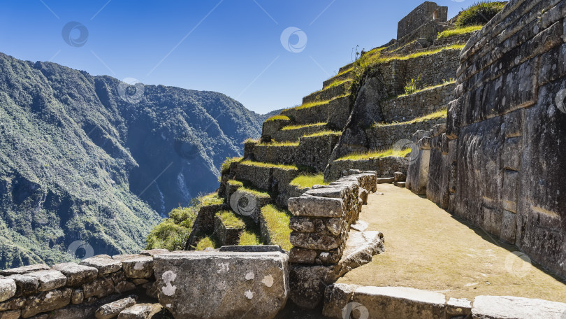 Скачать Руины древнего затерянного города инков Мачу-Пикчу. фотосток Ozero