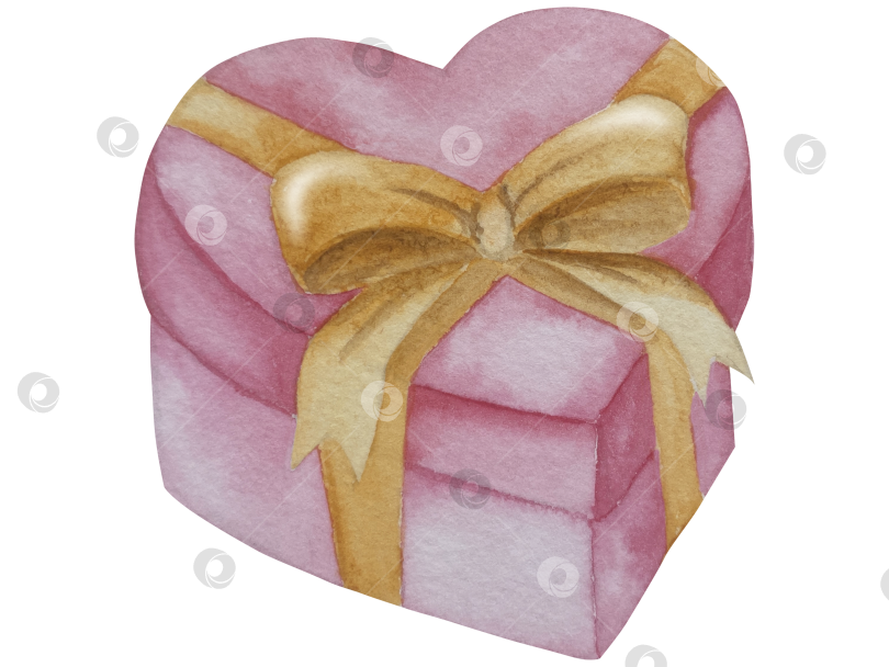 Скачать Большой набор акварельных элементов для оформления дня Святого Валентина. Милые акварельные значки, символ романтики, любви для печати, открыток, плакатов, наклеек фотосток Ozero