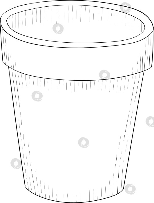 Скачать Черно-белые чернила в векторном стиле иллюстрируют садовые инструменты и принадлежности. Гравюра с весенним настроением для упаковки, открыток и декоративных целей фотосток Ozero