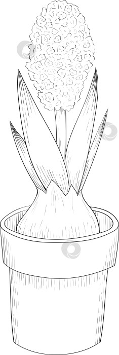 Скачать Черно-белые чернила в векторном стиле иллюстрируют садовые инструменты и принадлежности. Гравюра с весенним настроением для упаковки, открыток и декоративных целей фотосток Ozero