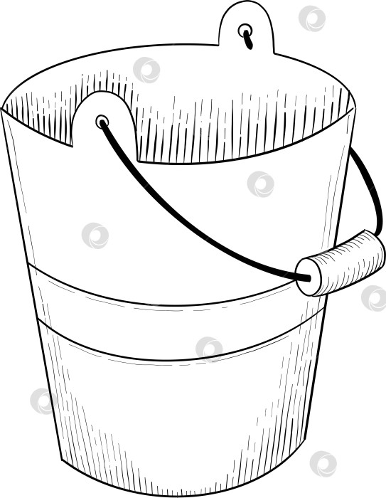 Скачать Ботанический эскиз лаванды, выполненный вручную черными чернилами на белой бумаге, с натуралистичными деталями и изящными линиями. фотосток Ozero