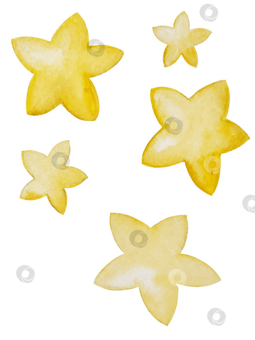 Скачать Набор акварельных иллюстраций для детского праздника с плюшевым мишкой и воздушными шариками для поздравительных открыток на детские праздники, приглашений на детские дни рождения, веб-сайта и упаковки. фотосток Ozero