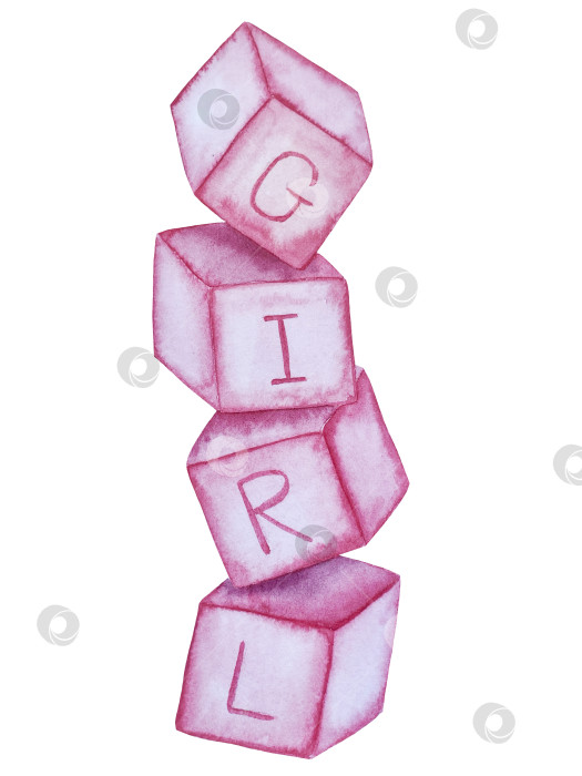 Скачать Набор акварельных иллюстраций для детского праздника с плюшевым мишкой и воздушными шариками для поздравительных открыток на детские праздники, приглашений на детские дни рождения, веб-сайта и упаковки. фотосток Ozero