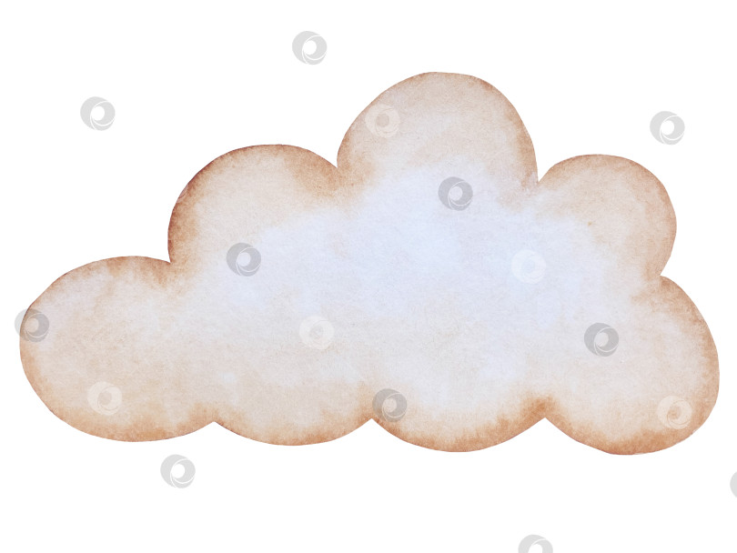 Скачать Набор акварельных иллюстраций для детского праздника с плюшевым мишкой и воздушными шариками для поздравительных открыток на детские праздники, приглашений на детские дни рождения, веб-сайта и упаковки. фотосток Ozero