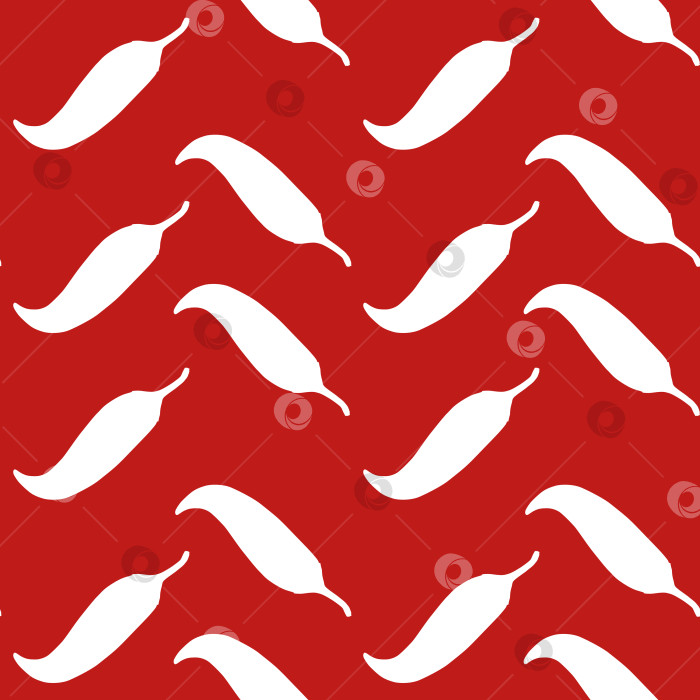 Скачать Целые и нарезанные стручки красного перца чили на белом фоне. Ботаническая акварельная иллюстрация пряных овощей с зелеными листьями, выполненная от руки. Для дизайна упаковки, ресторанного меню, кухни фотосток Ozero