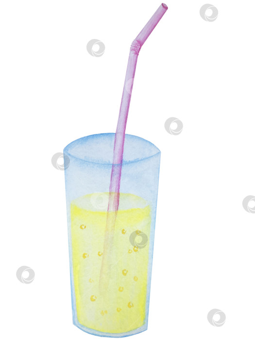 Скачать Летний пляжный набор, нарисованный акварелью от руки, с элементами прибрежного курорта, такими как пальма, пляжный зонт, коктейли, ракушки, солнцезащитные очки, шляпа и цветы. Элементы для дизайна открыток, упаковки, веб-сайта. фотосток Ozero