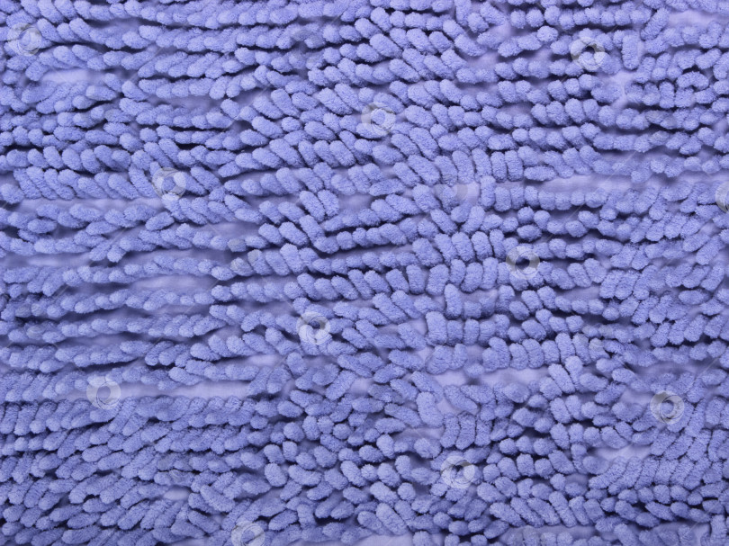 Скачать Крупный план коврика для ванной с голубой текстурой микрофибры фотосток Ozero