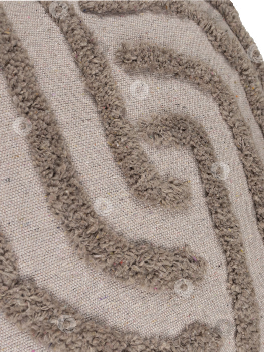 Скачать Текстура хлопчатобумажной подушки с орнаментом, вид вблизи фотосток Ozero