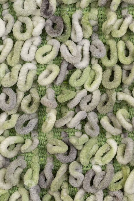 Скачать Ковер из микрофибры с ворсом Green Loop - Мягкая меланжевая текстура фотосток Ozero