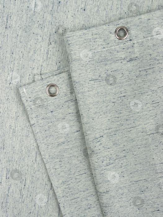 Скачать люверсы на зеленой полиэстеровой занавеске для ванной комнаты фотосток Ozero