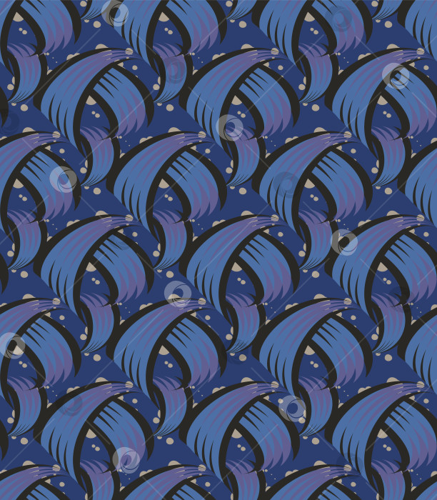 Скачать Полосатые, плавно изогнутые формы и бежевые крапинки создают цельный узор. фотосток Ozero