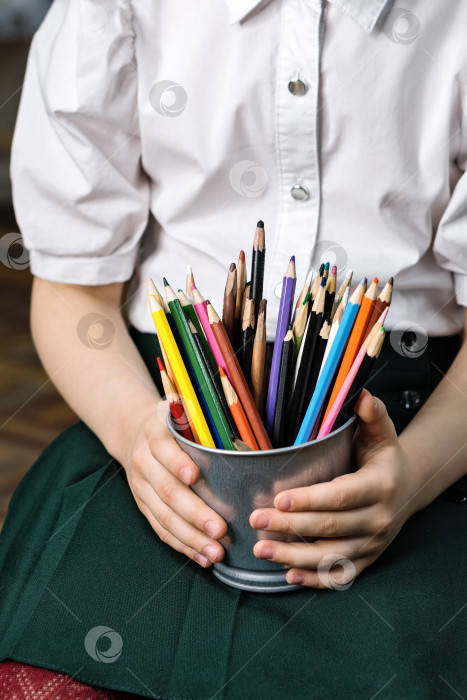 Скачать Коллекция цветных карандашей фотосток Ozero