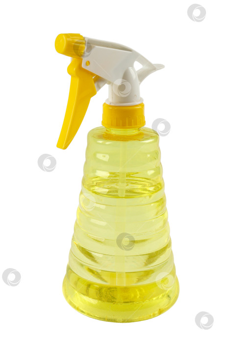 Скачать Желтый пластиковый распылитель для воды и других жидкостей фотосток Ozero