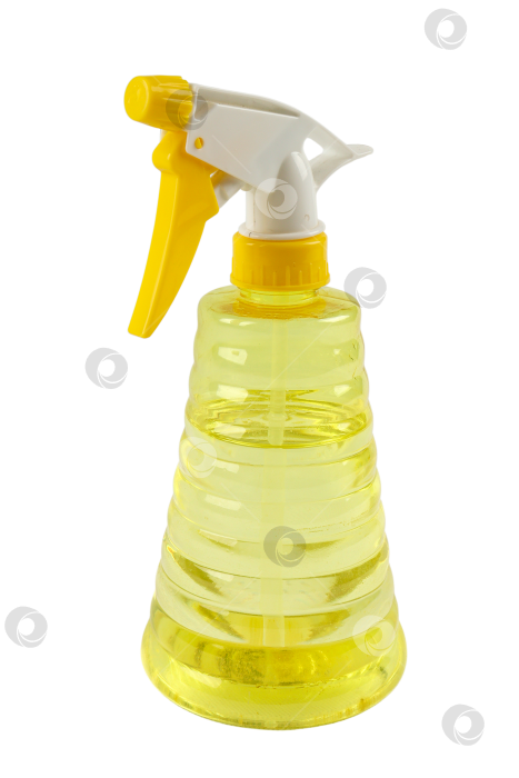 Скачать Желтый пластиковый распылитель для воды и других жидкостей фотосток Ozero