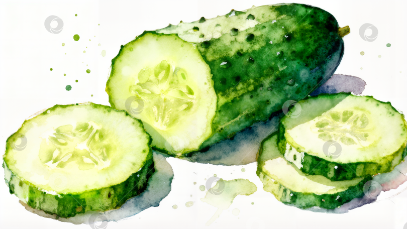 Скачать Огурец-персонаж в пиксельном стиле с улыбающимся лицом в ярких зеленых цветах символизирует ретро и игровую тематику фотосток Ozero