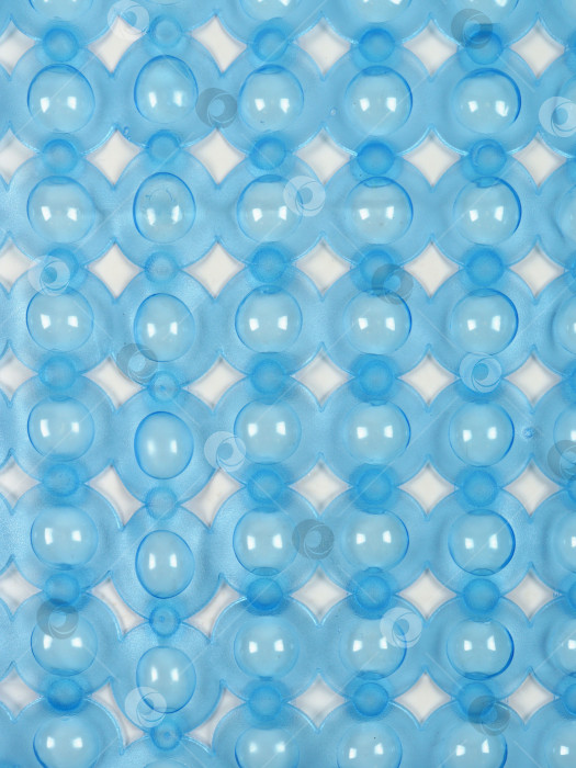 Скачать Голубой коврик для ванной из поливинилхлорида, вид сверху фотосток Ozero