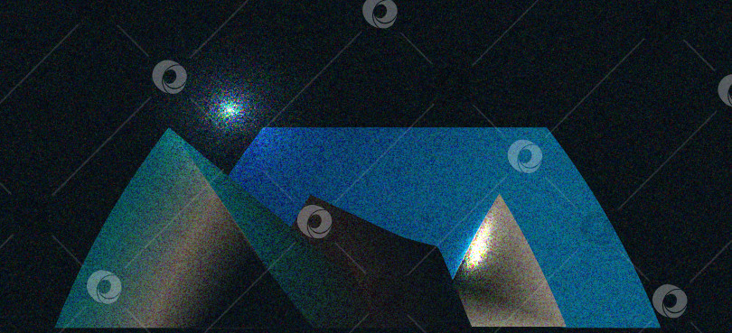 Скачать Фантастическое изображение поверхности неисследованной планеты. фотосток Ozero