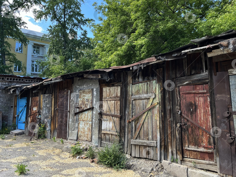 Скачать Старые деревянные сараи фотосток Ozero