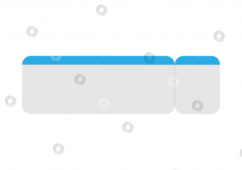 Скачать Посадочный талон авиакомпании. Векторная иллюстрация билета. фотосток Ozero