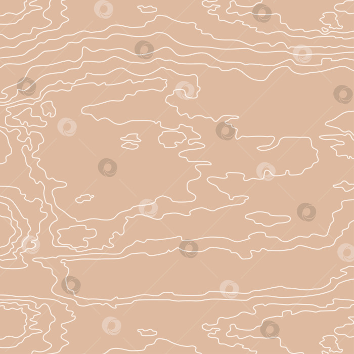 Скачать Деревянный волнистый красно-коричневый узор. Древесные волокна, текстура древесных зерен. Плотные линии. Абстрактный топографический фон. Векторная иллюстрация фотосток Ozero