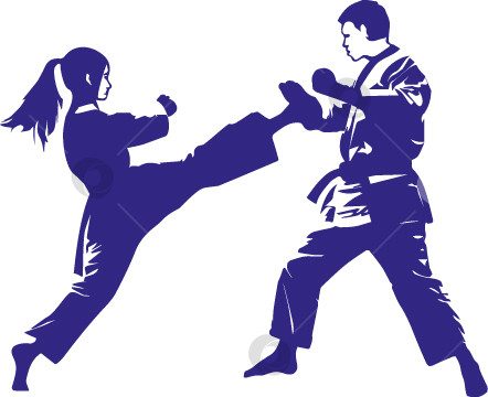 Скачать Карате пара бойцов фотосток Ozero