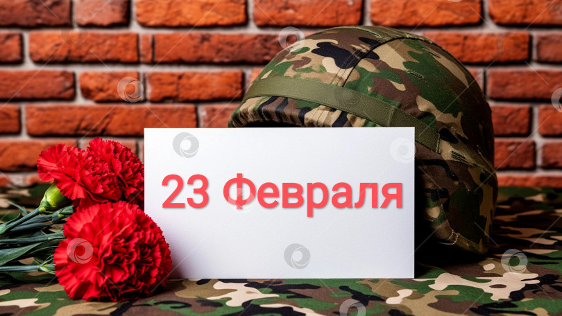 Скачать 23 Февраля. Открытка. фотосток Ozero