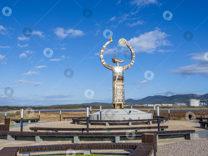 Скачать Арт-пространство «Мелодия любви, истории, традиций» Пригородное. Сахалин. Россия. 2025. 08. Арт-пространство "Мелодия любви, истории, традиций" Пригородное. Сахалин. (марка) фотосток Ozero