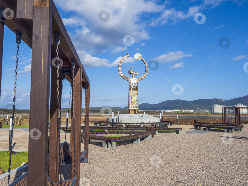 Скачать Арт-пространство «Мелодия любви, истории, традиций» Пригородное. Сахалин. Россия. 2025. 08. Арт-пространство "Мелодия любви, истории, традиций" Пригородное. Сахалин. (марка) фотосток Ozero