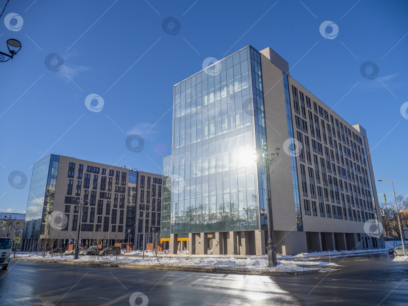 Скачать «Кампус Шахалинтех», научный центр. г. Южно-Шахалинск. Сахалин. Россия. 2026.02. Студенческий городок "Сахалинтех Кампус". Южно-Сахалинск. Сахалин (марка) фотосток Ozero