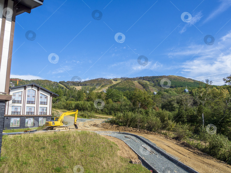 Скачать Отель "Санрайз Хилл". "Горный воздух". г. Южно-Сахалинск, Россия. 2025. 08. Отель Sunrise Hill. Южно-Сахалинск. Сахалин (марка) фотосток Ozero