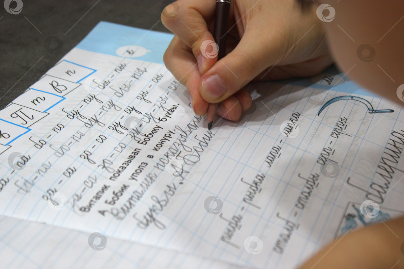 Скачать Школьные прописи фотосток Ozero