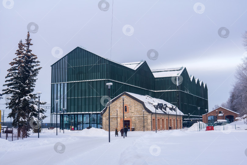 Скачать внешний вид нового здания Пермской государственной художественной галереи. фотосток Ozero