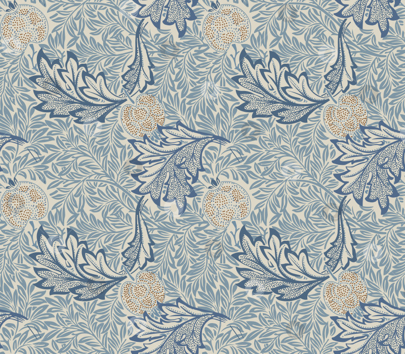 Скачать Бесшовный векторный цветочный узор в стиле историзма с гранатом фотосток Ozero