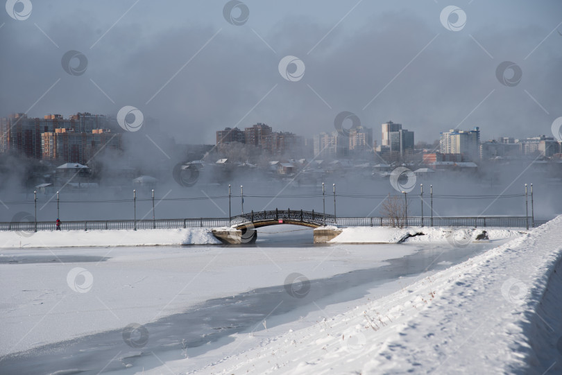 Скачать Зимний пейзаж. фотосток Ozero