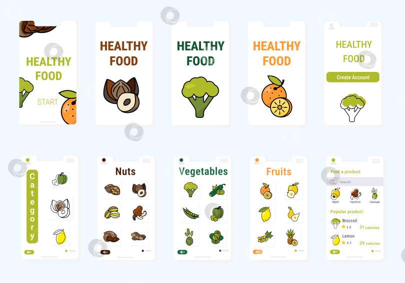 Скачать ПРИЛОЖЕНИЕ Здоровое питание фотосток Ozero