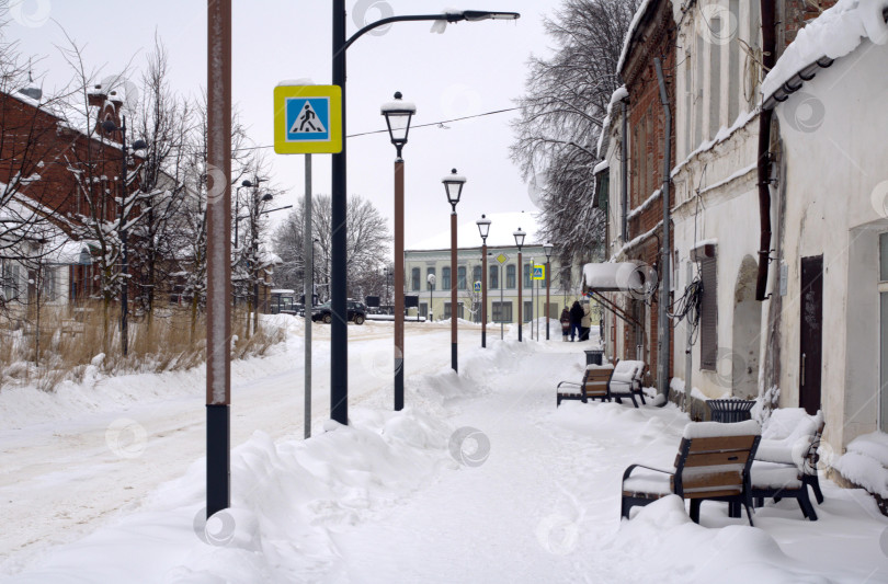 Скачать Улица Народная в Валдае. фотосток Ozero