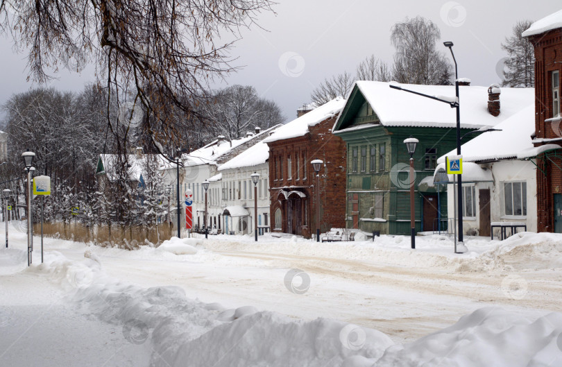 Скачать Зимняя улица в Валдае. Новгородская область. Январь 2026 фотосток Ozero