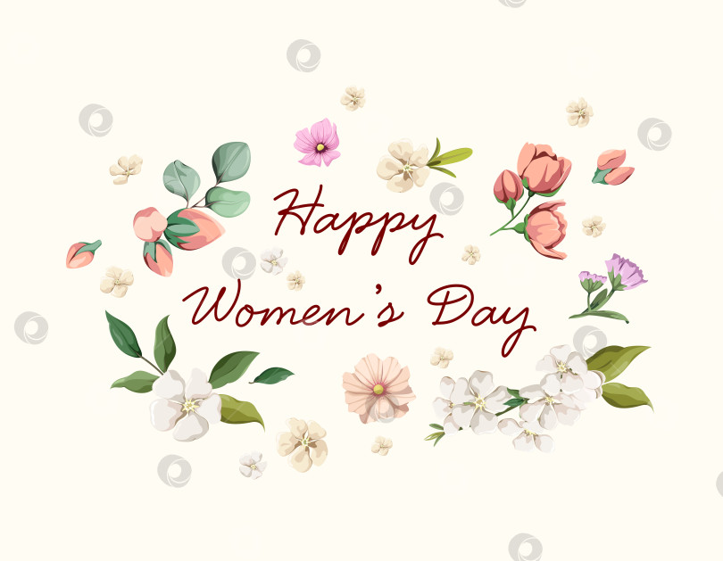 Скачать Счастливого женского дня фотосток Ozero